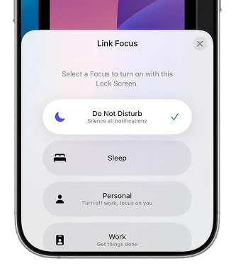 Do Not Disturb App Screen